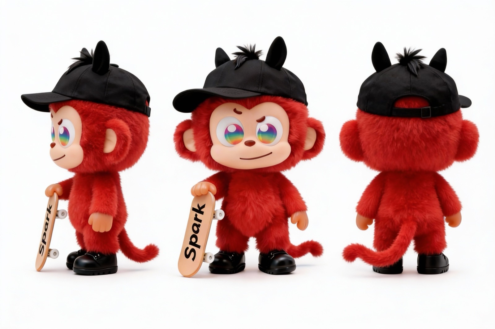 方块猴 Benny 三视图